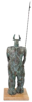 Bild Nr.1: 121-3080 Minotaurus Bronzeskulptur: (Künstlergraphik, Pforzheim)