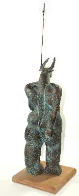 Bild Nr.2: 121-3080 Minotaurus Bronzeskulptur: (Künstlergraphik, Pforzheim)