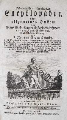 Bild Nr.1: 121-316 Krünitz,J.G.: (Wirtschaft, Lehen)