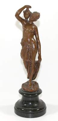 Bild Nr.1: 121-3272 Halbakt, Bacchantin Bronze: (Künstlergraphik, Skulpturen - Plastiken)