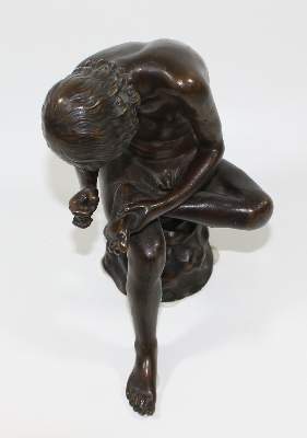 Bild Nr.4: 121-3296 Spinario, Bronze: (Künstlergraphik, Skulpturen - Plastiken)