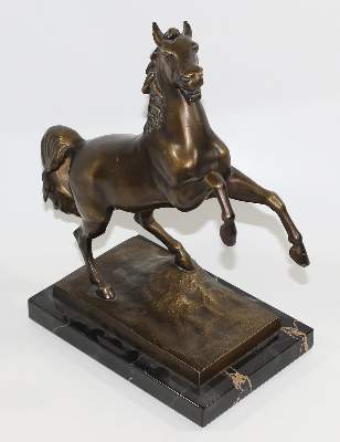 Bild Nr.1: 121-3319 Steigendes Pferd Bronze: (Künstlergraphik)