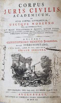 Bild Nr.1: 121-337 Freiesleben,C.H.: (Juridica und Kriminologie)