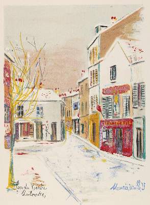 Bild Nr.2: 121-3383 Carco,F. (d.i. F.Carcopino-Tusoli).: (Künstlergraphik, Utrillo)