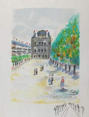 Bild Nr.1: 121-3384 Utrillo, Maurice: (Künstlergraphik)