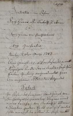 Bild Nr.1: 121-339 Manual-Acten: (Juridica und Kriminologie, Handschriften)