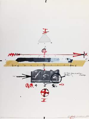 Bild Nr.1: 121-3390 Velickovic, Vladimir: (Künstlergraphik)