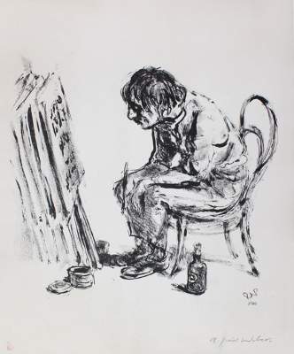 Bild Nr.1: 121-3409 Weber, A. Paul.: (Künstlergraphik)