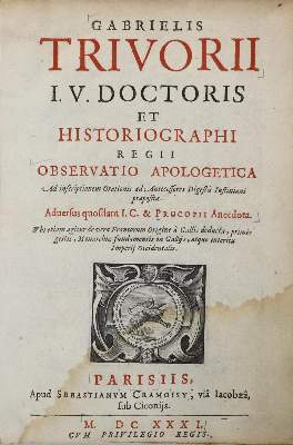Bild Nr.1: 121-347 Trivorius,G.: (Juridica und Kriminologie)