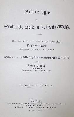 Bild Nr.1: 121-372 Blasek,H. u. F.Rieger.: (Militaria)