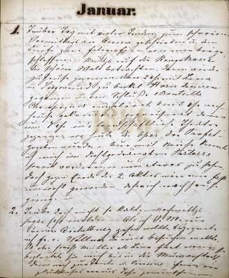 Bild Nr.1: 121-376 Tage Buch pro 1866: (Militaria, Handschriften)