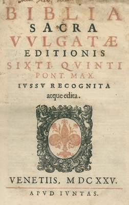 Bild Nr.1: 121-40 Biblia latina.: (Bibeln)