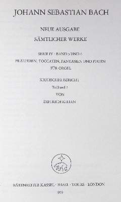 Bild Nr.1: 121-400 Bach,J.S.: (Musik)