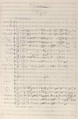 Bild Nr.1: 121-407 Wagner,R.: (Musik, Faksimile)