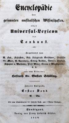 Bild Nr.1: 121-420 Schilling,G. (Hrsg.).  : (Musik)