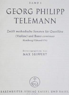 Bild Nr.1: 121-423 Telemann,G.P.: (Musik)