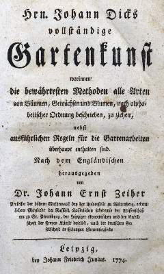 Bild Nr.1: 121-487 Dick,J.: (Land- und Forstwirtschaft, Garten)