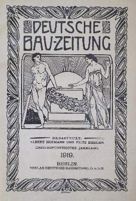 Bild Nr.1: 121-497 Deutsche Bauzeitung.: (Architektur)