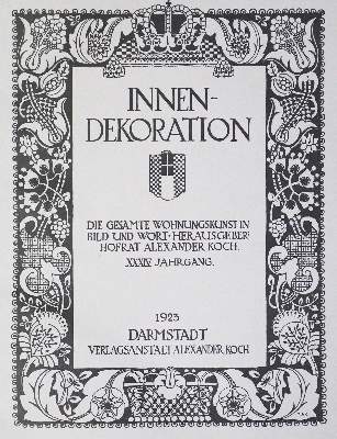 Bild Nr.1: 121-504 Innen-Dekoration.: (Architektur)