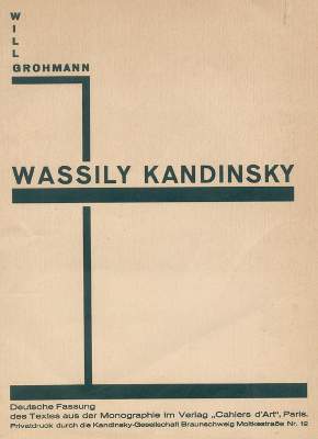 Bild Nr.1: 121-523 Grohmann,W.: (Kandinsky)