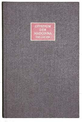 Bild Nr.1: 121-567 Offizium der Madonna.: (Faksimile)
