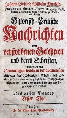 Bild Nr.1: 121-579 Dunkel,J.G.W.: (Lexika - Wörterbücher - Sprachwissenschaften)