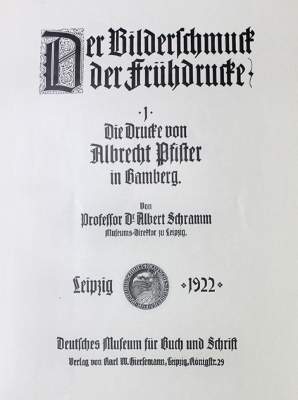 Bild Nr.1: 121-600 Schramm,A.: (Bibliographie und Buchwesen)