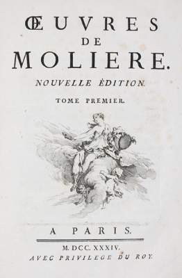 Bild Nr.1: 121-689 Moliere,(J.B.).: (Literatur und illustrierte Bücher bis 19.Jahrhundert)