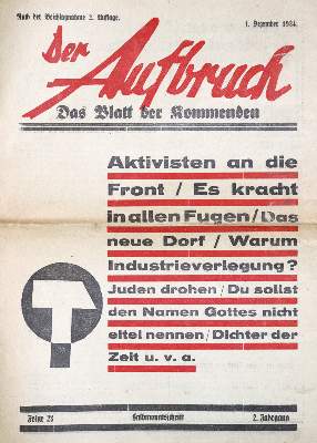 Bild Nr.1: 121-720 Aufbruch, Der.: (Literatur und illustrierte Bücher 20.Jahrhundert - Alte Literatur in modernen Ausgaben)