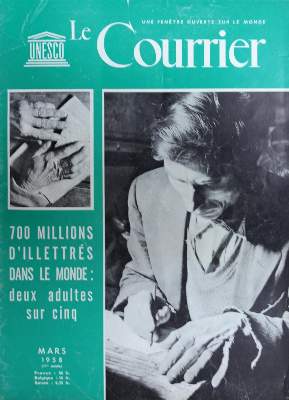 Bild Nr.1: 121-744 Courrier de l'Unesco, Le.: (Literatur und illustrierte Bücher 20.Jahrhundert - Alte Literatur in modernen Ausgaben)