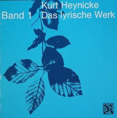 Bild Nr.1: 121-794 Heynicke,K.: (Literatur und illustrierte Bücher 20.Jahrhundert - Alte Literatur in modernen Ausgaben)