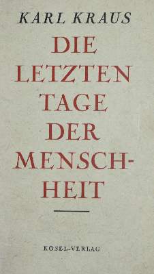 Bild Nr.1: 121-826 Kraus,K.: (Literatur und illustrierte Bücher 20.Jahrhundert - Alte Literatur in modernen Ausgaben)