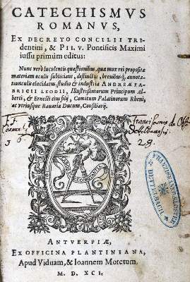 Bild Nr.1: 121-87 Catechismus Romanus,: (Alte Drucke, Handschriften und Theologie)