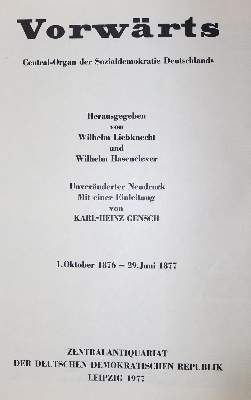 Bild Nr.1: 121-892 Vorwärts.: (Literatur und illustrierte Bücher 20.Jahrhundert - Alte Literatur in modernen Ausgaben)