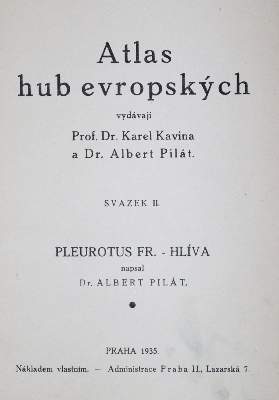 Bild Nr.1: 121-914 Kavina,K. u. A.Pilat.: (Botanik, Pilze)