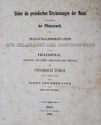 Bild Nr.1: 121-924 Schwendener,S.: (Botanik)