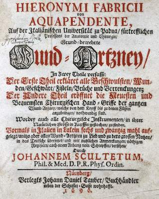 Bild Nr.1: 121-939 Fabricius ab Aquapendente,H.: (Medizin)