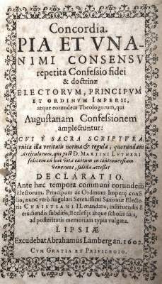 Bild Nr.1: 121-94 Concordia.: (Alte Drucke, Handschriften und Theologie)
