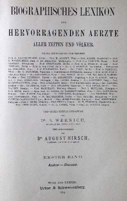 Bild Nr.1: 121-948 Hirsch,A. (Hrsg.).: (Medizin)