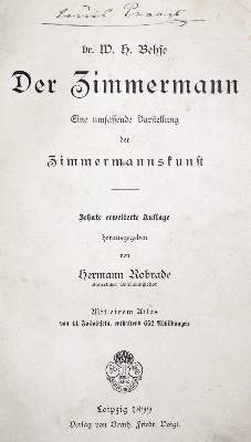 Bild Nr.1: 121-990 Hertel,A.W.: (Verschiedene Gebiete - Varia, Bauwesen)