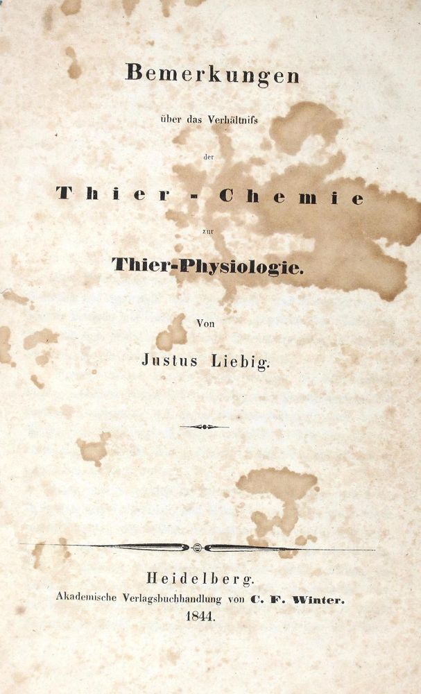 Große Abbildung Nr.1: 122-1002 Liebig,J.v.: (Verschiedene Gebiete - Varia, Chemie)
