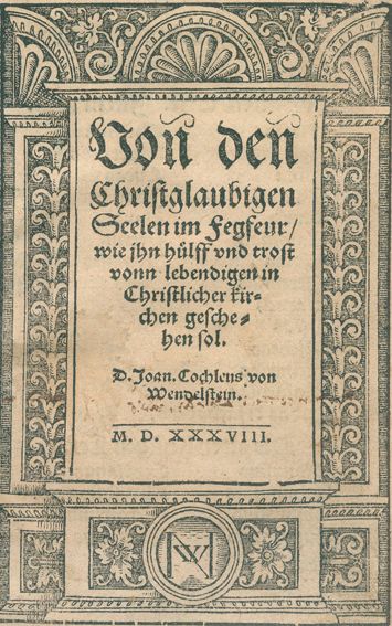 Große Abbildung Nr.1: 122-101 Cochlaeus,J.: (Alte Drucke, Handschriften und Theologie)