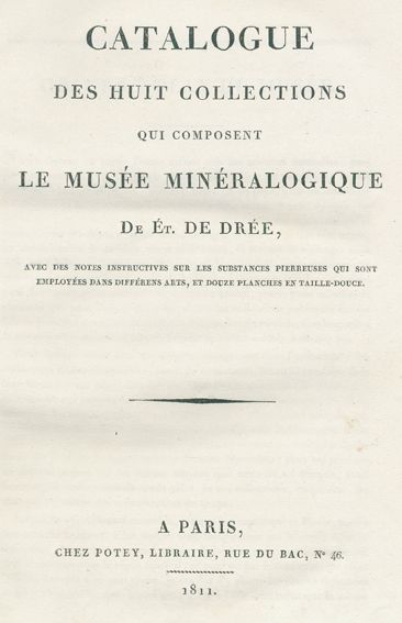Große Abbildung Nr.1: 122-1010 Dree,E.de.: (Verschiedene Gebiete - Varia, Geologie - Mineralogie u. Paläontologie)