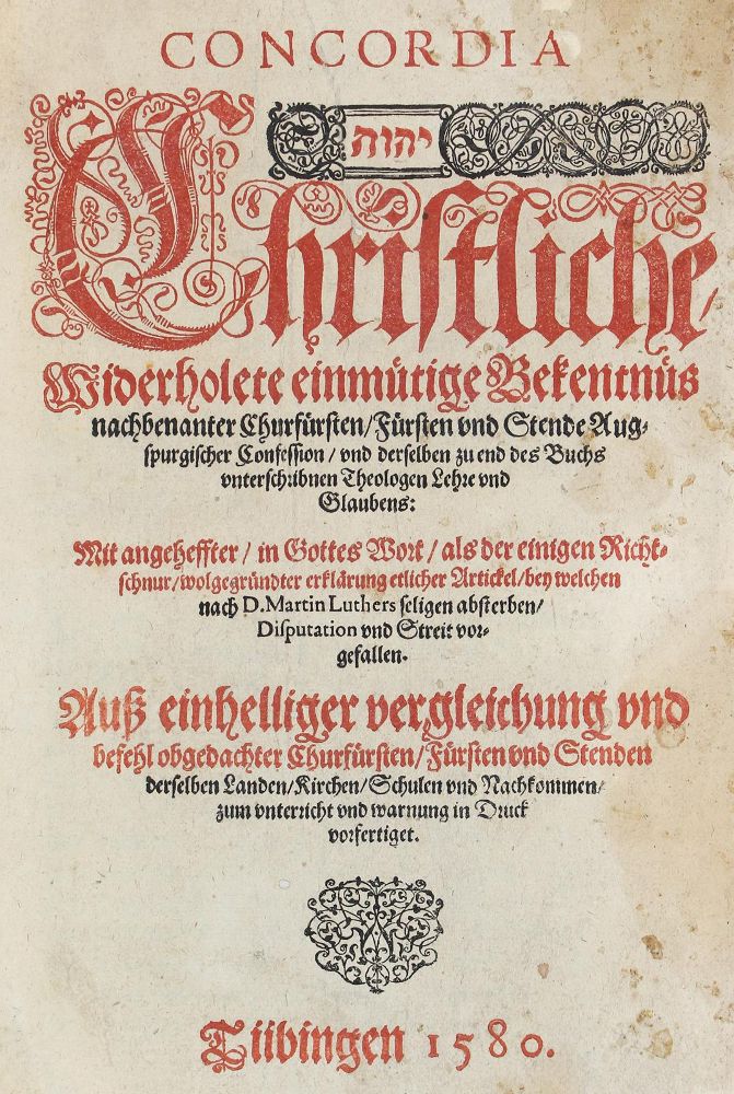 Große Abbildung Nr.1: 122-103 Concordia.: (Alte Drucke, Handschriften und Theologie)