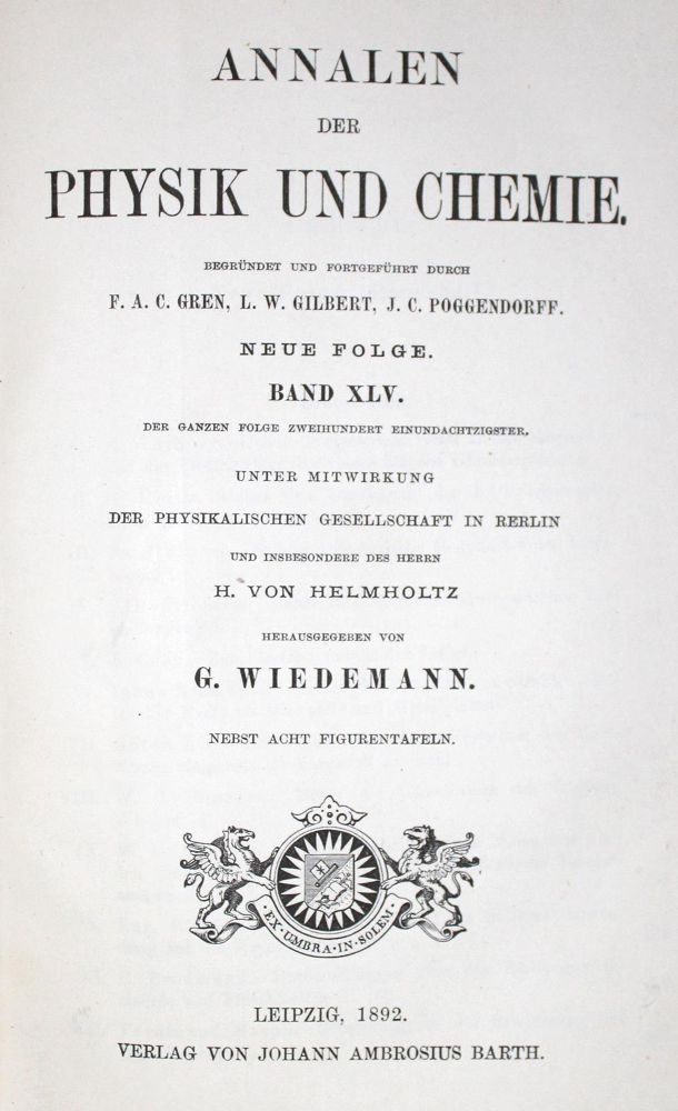 Große Abbildung Nr.1: 122-1037 Hertz,H.: (Verschiedene Gebiete - Varia, Physik)