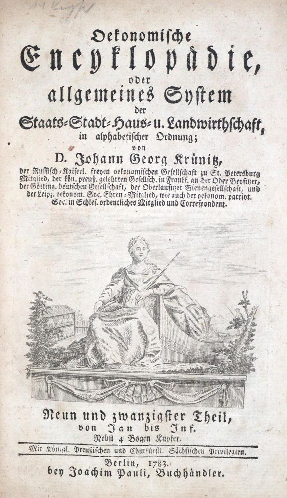 Große Abbildung Nr.1: 122-1076 Krünitz,J.G.: (Asien, Indostan)