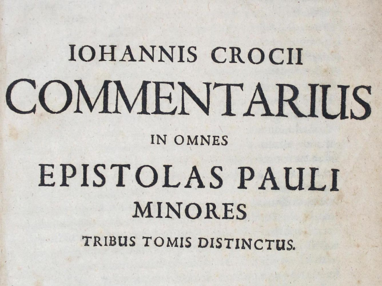 Große Abbildung Nr.1: 122-108 Crocius,J.: (Alte Drucke, Handschriften und Theologie)
