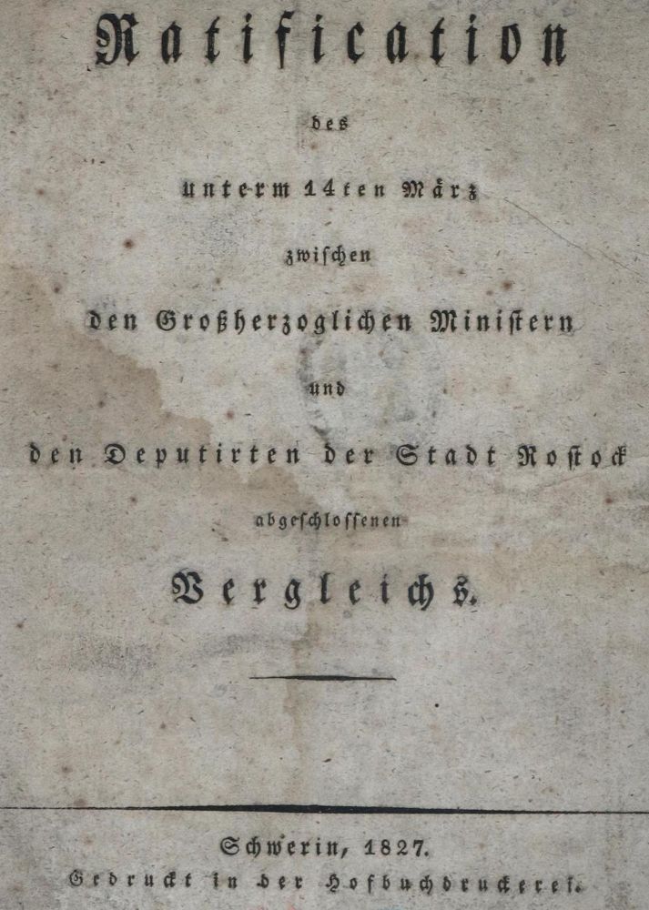 Große Abbildung Nr.1: 122-1106 Abdruck: (Deutschland, Mecklenburg)