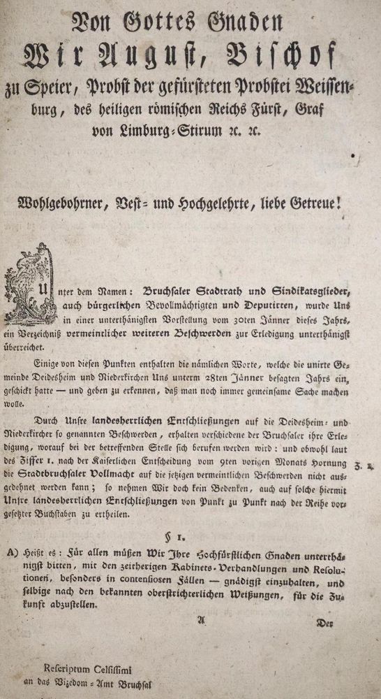 Große Abbildung Nr.11: 122-1124 Speyer, Bistum.: (Deutschland, Speyer)