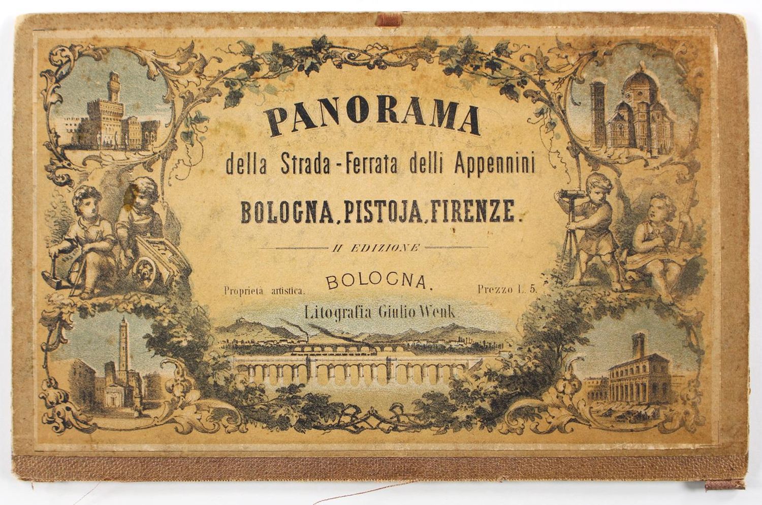 Große Abbildung Nr.4: 122-1144 Panorama: (Italien, Eisenbahn, Florenz)